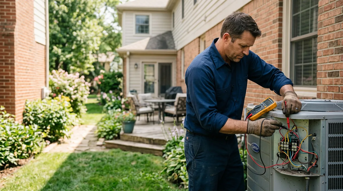 HVAC technician working near Hubbell, NE